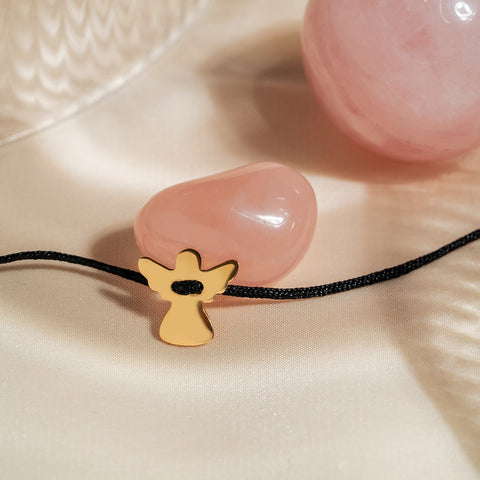 Mini Ingeras pendant 14K white gold