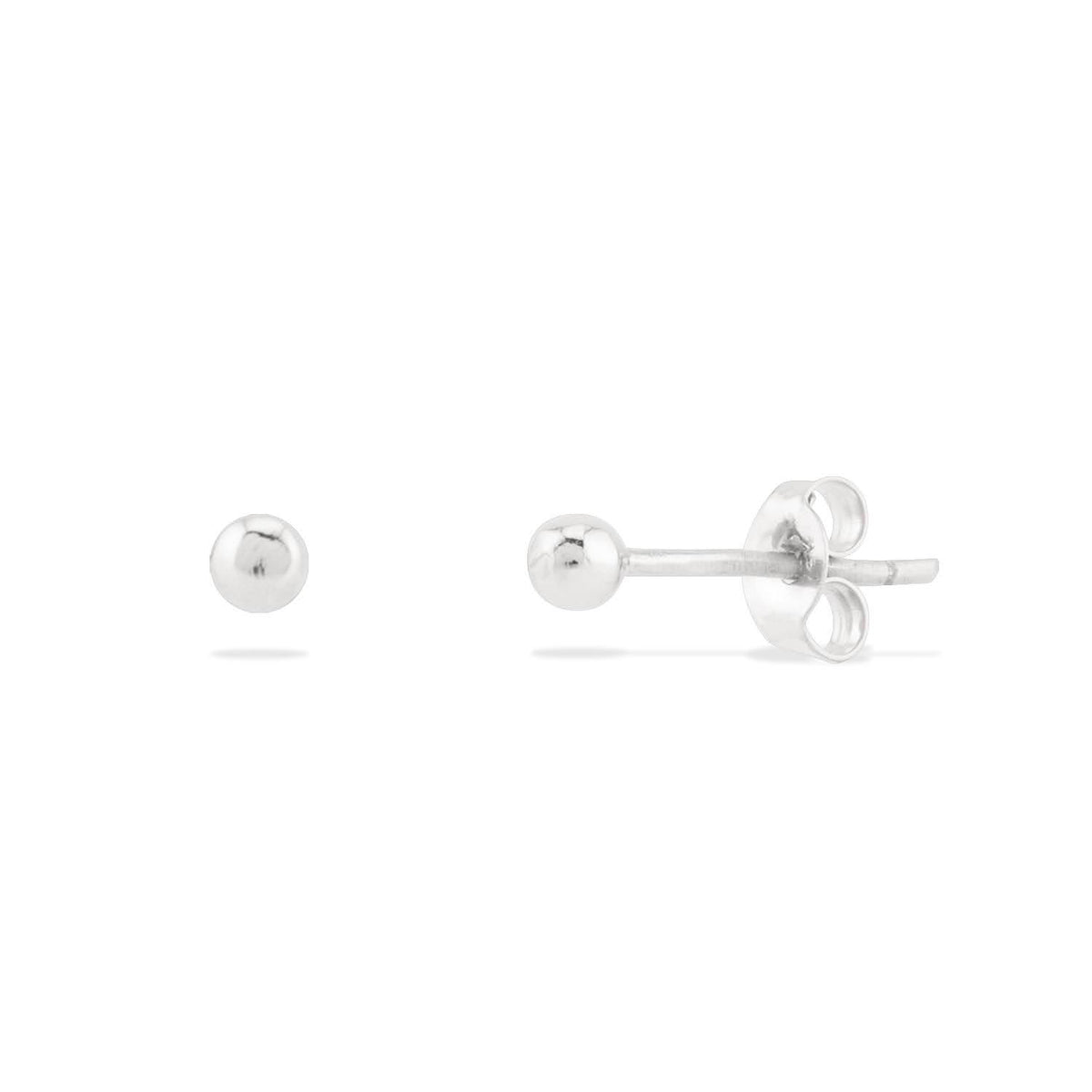 Cercei Mini aur alb 14k