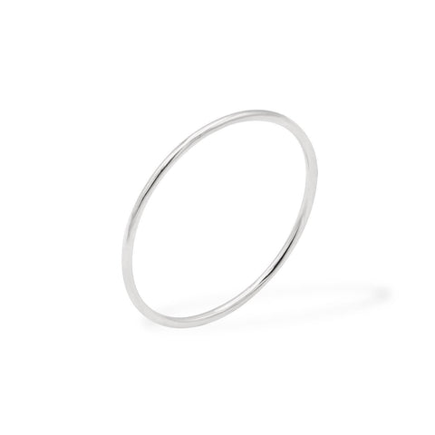 Inel Essential din aur alb 14K