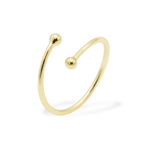 14K rose gold Dot ring
