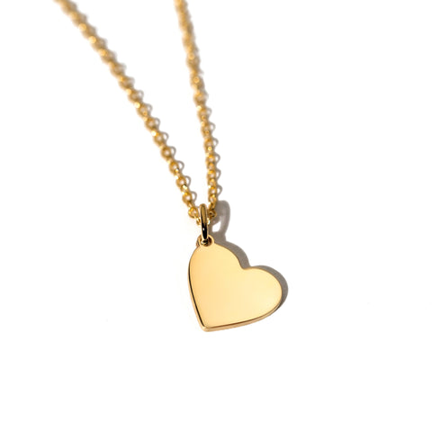 Pandant Inima aur galben 14K