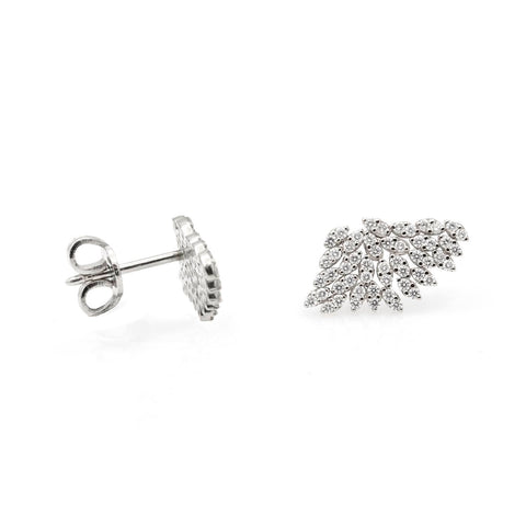 18k gold earrings with 0.26ct diamonds