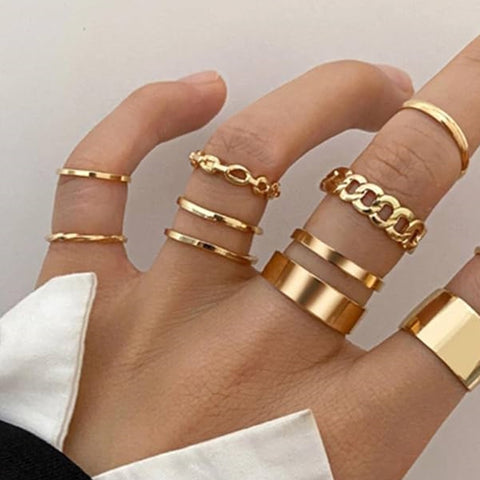 Inel Essential din aur roz 14K